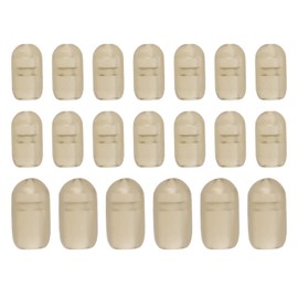 VGOL Pack of 100 Swirl Stop Beads for Carp Fishing Feeder Coarse Spinner Swivel Suitable for Tackle Quick Change Spinner Fishing Accessories Set (5 x 9 mm 4 x 7 mm)