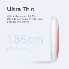 OCOOPA Magnetic Rechargeable Hand Warmers 2 Pack, Fast Heating, 3-Settings, UL Certified, Electric Portable Pocket Heater, Hunting, Golf, Camping Gear, Warm Gifts for Women, UT3 Lite