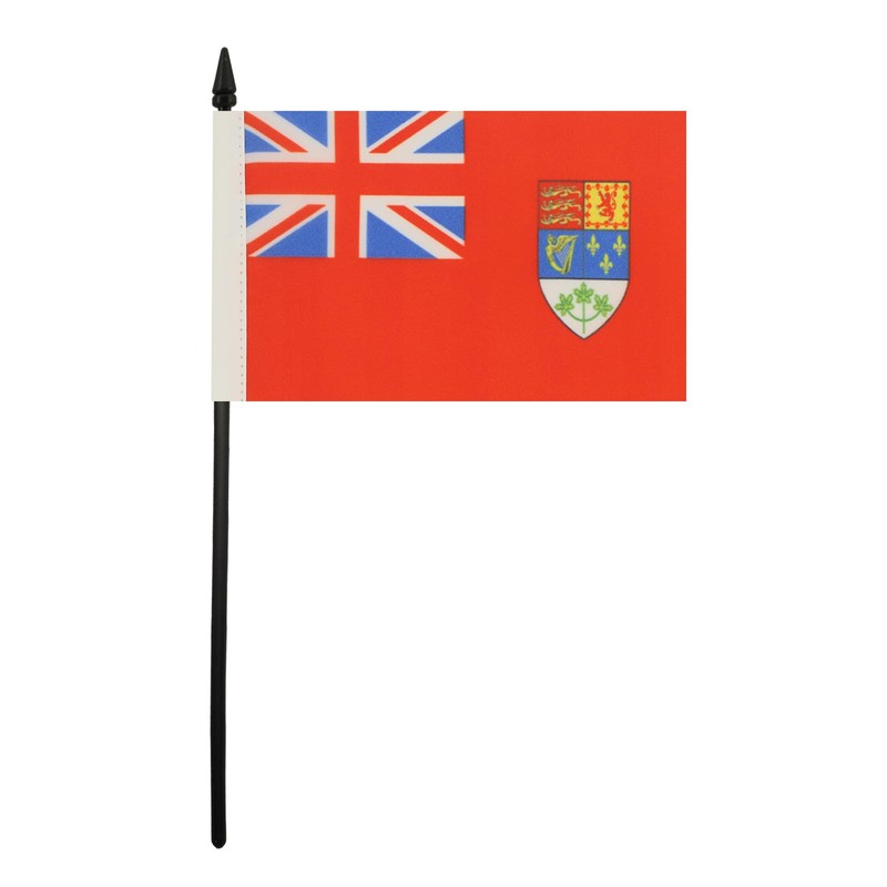 Canadian WWII Table Flag 4'' x 6'' - Canada war