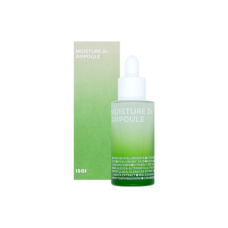 Isoi 아이소이 모이스춰 닥터 앰플 40ml + 40ml 속건조 케어
