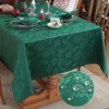 Honellaty Christmas Rectangular Tablecloth, Spillproof Wrinkle Resistant Jacquard Table Cloth