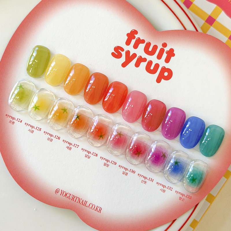 Yogurt Gel Fruit Syrup Gel 10-piece set / 요거트젤 후르츠