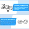 METALLIXITY Hex Nuts Assortment Kit (#2-56, #4-40, #6-32, #8-32, #10-24,