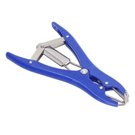 GLOGLOW Castration Pliers, Spreader Pliers, Snap Ring Pliers, Pliers Tool with 100 Pieces Red Castration Rubber Rings, Castration Banderole Pliers for Cattle, Goats, Cows, Sheep, Pigs