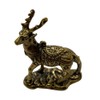 VIE Naturals Miniature Brass Figurines, Deer