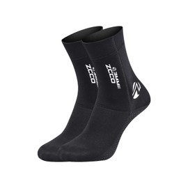 ZCCO Wetsuit Socks 1.5 mm & 3 mm Neoprene Socks for Men Women Diving Snorkeling Swimming Surfing Water Sports, 3 mm black