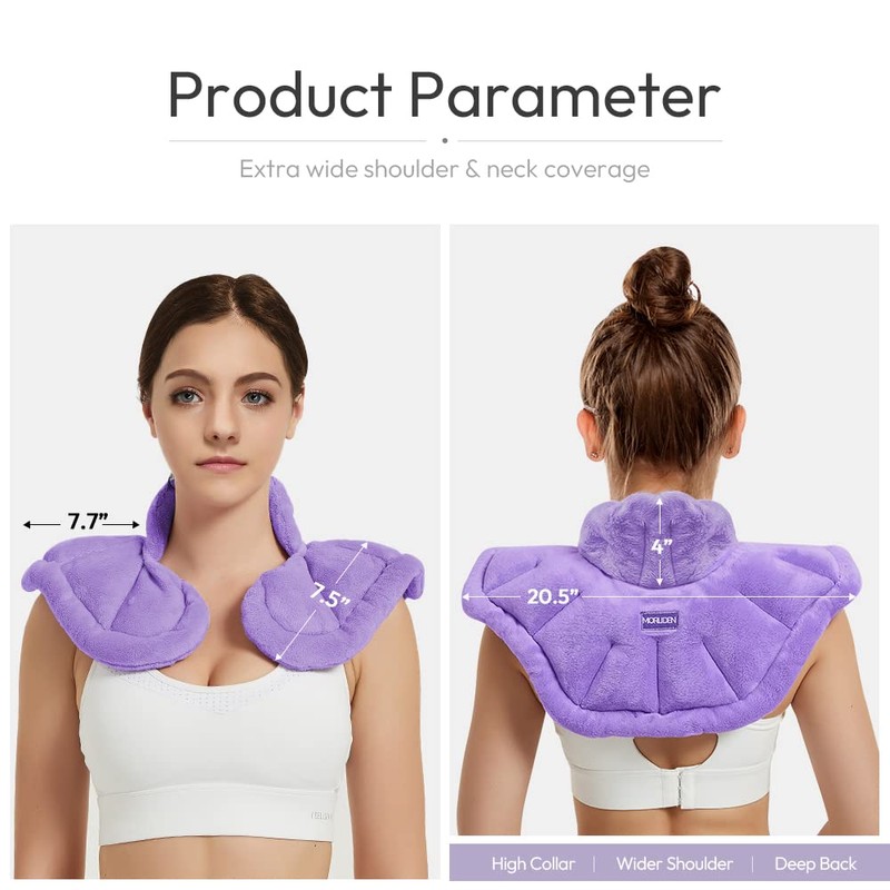 Microwavable Heated Neck Wrap Warmer and Shoulder Heating Pad Microwave,