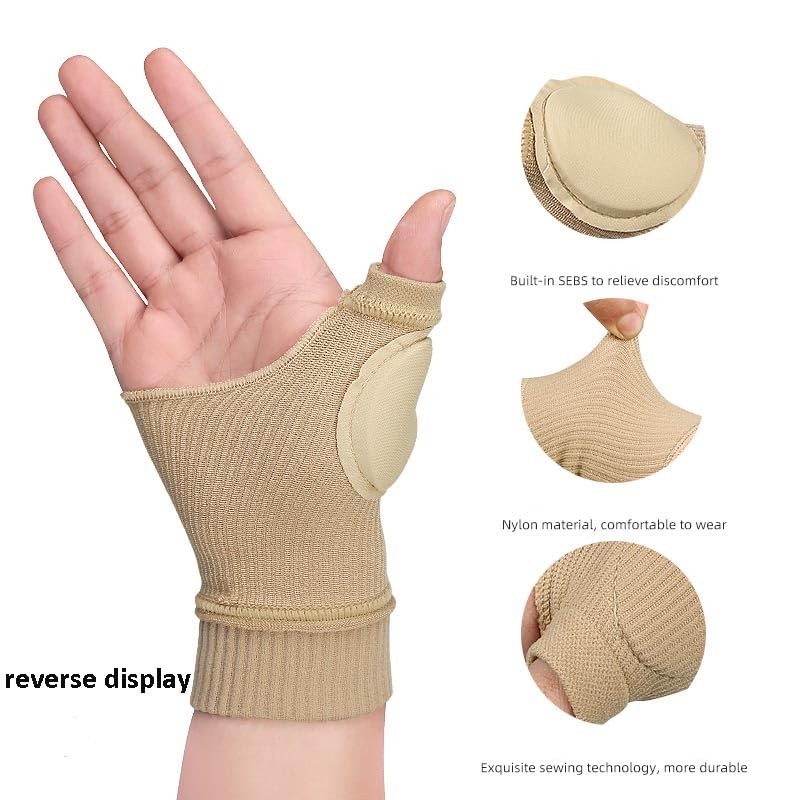 INF 1 Pair Compression Gloves for Thumb and Wrist Fingerless