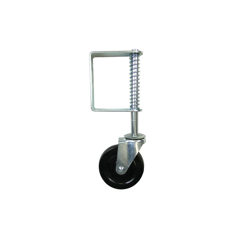 Shepherd Hardware 8735 Hard Rubber Spring Gate Caster with Universal
