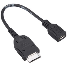 erekomu MicroB – FOMA SoftBank Conversion Cable 0.1 m Black MPA – mbfsbk