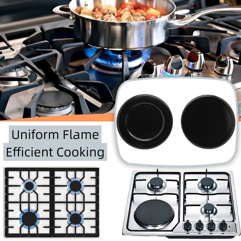 Upgraded Gas Stove Burner Caps Set/for SABAF stoves / 4-piece
