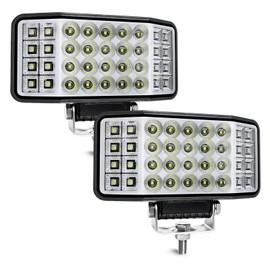 HOZILIFE Side Shooter LED Light Pods, LED Tractor Work Lights for Truck Backup Reverse Ditch Auxiliary Fog Driving Offroad Vehicles ATV UTV Boat, 12V, Flood, 6 Inch, 2PCS