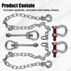 RULLINE Trailer Ultimate Connection Safety Chains Kit - 5th Wheel