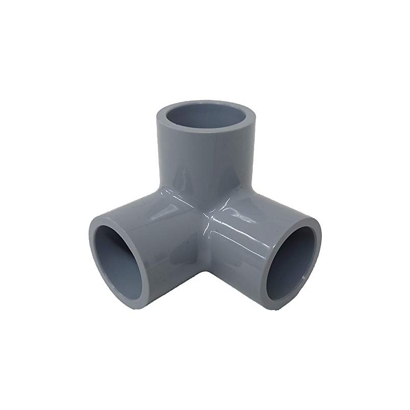 Kansai Kako 3-Way Short Elbow Fittings, Made of PVC, Space