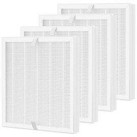 Elnuliros E-300L Replacement Filter Compatible with MOOKA and MOOKA Family E-300L Air Puri-fier, Premium Filter and Activated Carbon Filter for Bedroom Office and Kitchen, 4 Pack