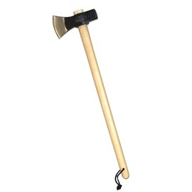 PRANDI Merlin Splitting Maul 6.61lb - Hickory Handle 35.46in - Ideal for Firewood, Splitting, and Chopping - Made in Italy