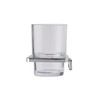 Croydex QM731841 Sutton Wall Mounted Tumbler & Holder with Zinc