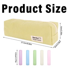 Zidoley Aesthetic Pencil Case with 10 Protection for Pencil Caps, Pencil Case Aesthetic for Girls and Adults, Matcha Green, Aesthetic