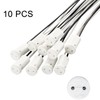 Powice 10 Stück G4 Fassung, G4 Lampenfassungen 10cm, Keramik Fassung