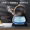 MARSKITOP Whistling Tea Kettle for Stove Top, Food Grade Stainless