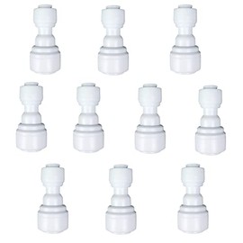 Wesell Quick Connect fittings RO Water Filters set of 10 (straight,1/4" to 3/8" Tube OD)