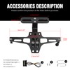 DREAMIZER Motorcycle License Plate Bracket Fender Universal Motorcycle Plate Mount