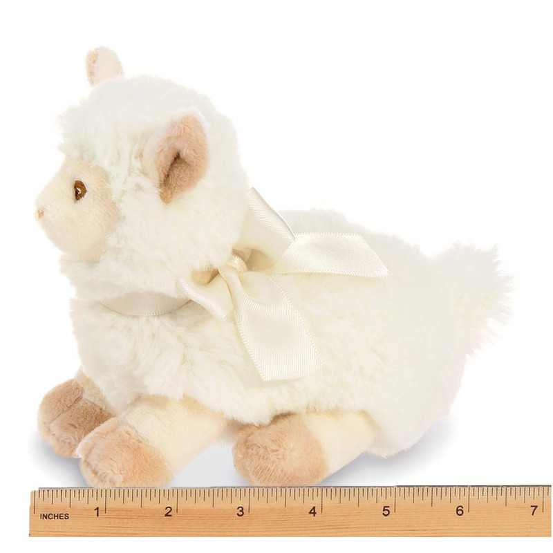 Bearington Collection Baby Baa Plush Stuffed Animal Lamb with Rattle,