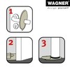 WAGNER Door Stop Black - Diameter 110 x 15 mm,