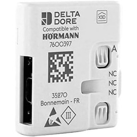 Hörmann DeltaDore Gateway HCP Adapter (for Controlling Garage Door Drives via Tydom Smart Home System, Includes Connection Cable, 51 x 47.5 x 16 mm) 4510103, White