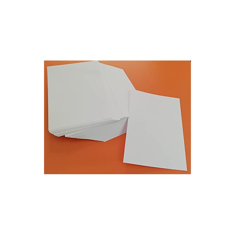 100 Sheets of Matt Label Paper 80g A5 205x145mm with