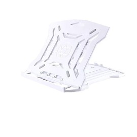 Ergonomic Adjustable Laptop Stand with Built-in Phone Holder, Portable Home Office Desk Riser, Multi-Angle, Ventilated for 17-Inch Devices, Notebook, MacBook, Tablet