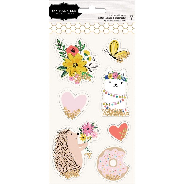 Pebbles HEY HELLO STICKERS SHAKER, us:one size