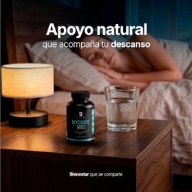 B Life Glicinato de Magnesio 120 Cápsulas | 408 mg de Magnesio Puro de Alta Absorción para Relajación Muscular y Sueño Reparador.