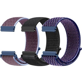 Bcuckood Watch Band, 18 mm, 19 mm, 20 mm, 22 mm, Universal, Nylon, Replacement Wristband, Men’s, Women’s, Adjustable, Quick-Release Watch Strap, No Gemstone