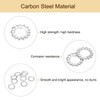 sourcing map 60Pcs External Tooth Washers, M8 304 Stainless Steel