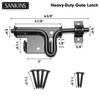 SANKINS Slide Bolt Gate Latch for Wooden Fence, Heavy Duty