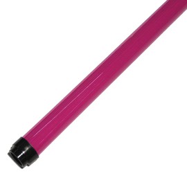T8 48" Inch Hot Pink Colored Fluorescent Safety Sleeve - Tube Guard