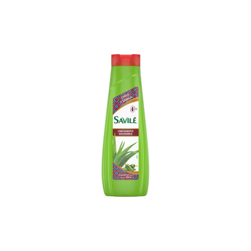 Shampoo Savilé 2 en 1 Chile y Sábila 2-in-1 Shampoo
