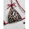 Falainetee - Traje de baño con estampado de leopardo para