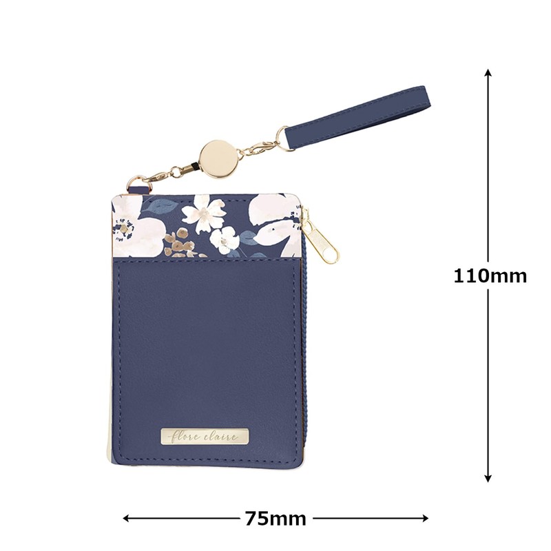 Flor Claire Pass Case, Navy