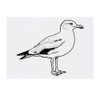 'British Seagull' Temporary Tattoo - Water Resistant, Skin-Safe, Non-Toxic Transfer