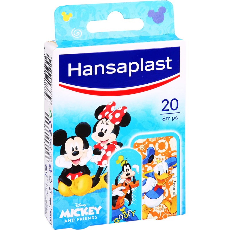 Hansaplast Kids Mickey & Friends Strips Pack of 20