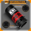 Aiourx 8 Piece 3/4" Drive Impact Socket Set, 1" to