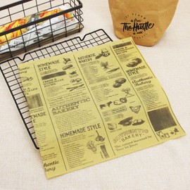 Premium Deli Paper 12"x12"- 200 Pack - Water & Grease Resistant, Greaseproof Liners for Food Boats - Pre Cut Deli Sandwich Wrappers - Food Basket Sheets for BBQ, Picnic, Tray Liner