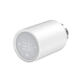 EMKE Smart Radiator Thermostat, Intelligent Heating Thermostat with App Function, Compatible with Alexa & Google Assistant, Requires Tuya Zigbee 3.0 Gateway, Thermostat Heating M30 x 1.5 mm, 6