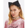 DRESHOW Cat Ears and Wolf Fox Tail Set Neck Choker
