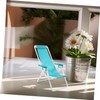 Angoily Mini Folding Portable Lounge Chair Lightweight Beach Chair for