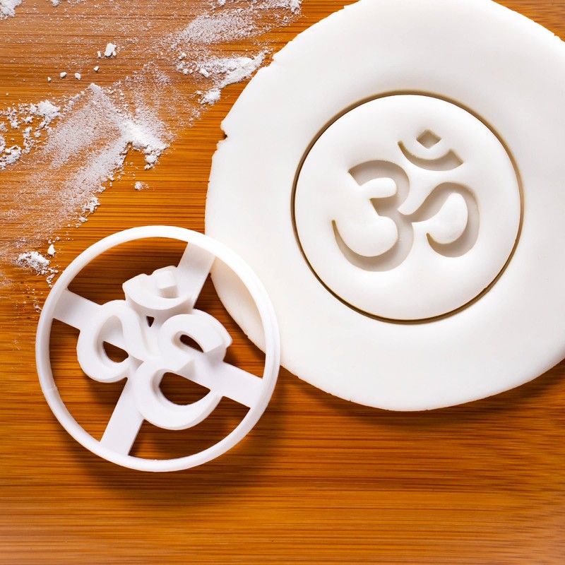 Set of 2 Yoga Themed Cookie Cutters (Designs: Namaste Hands