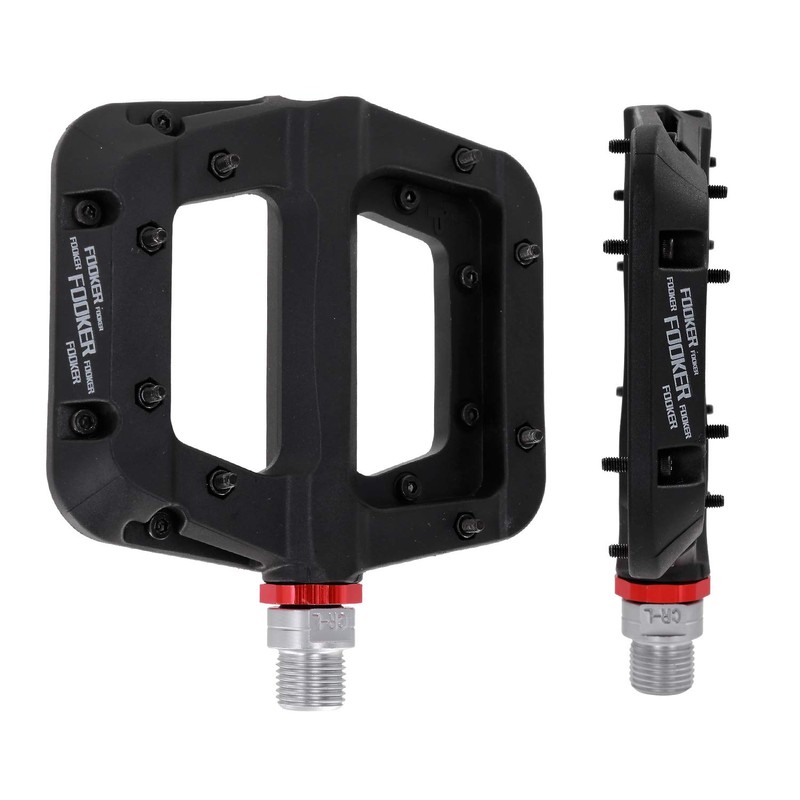 FOOKER MTB Pedals Mountain Bike Pedals 3 Bearing Non-Slip Lightweight