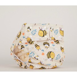 ABDL Diapers Adult Printed Diapers, Unisex -bee and Yellow Leakproof, Super Absorbent Diapers, Adult Diaper Covers/Wraps, ABDL　Japanese Standard